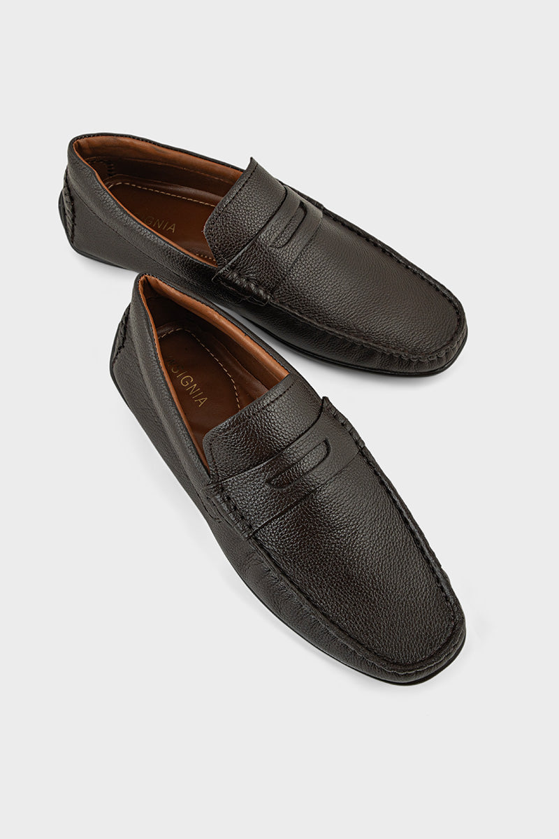 Men Casual Driving Mocs MC4023-Coffee