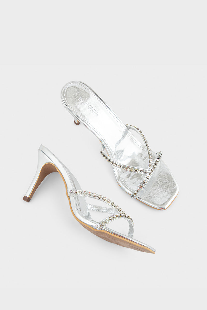 Party Wear Sandal IP2048-Silver