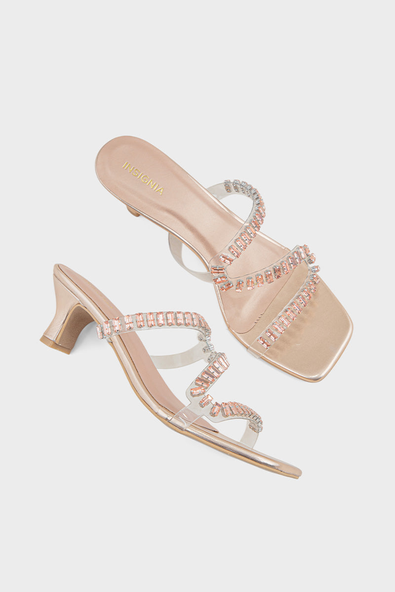Party Wear Slip On IP0071-Rose Gold