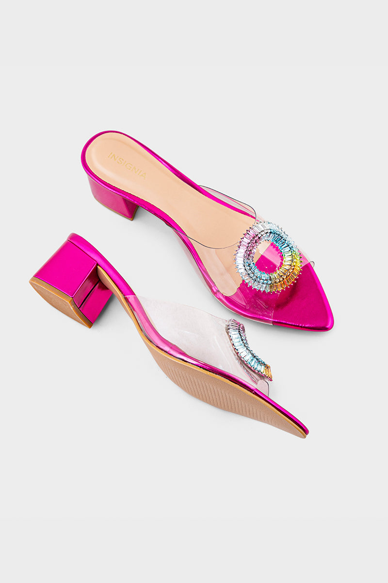 Party Wear Slip On IP0055-Pink