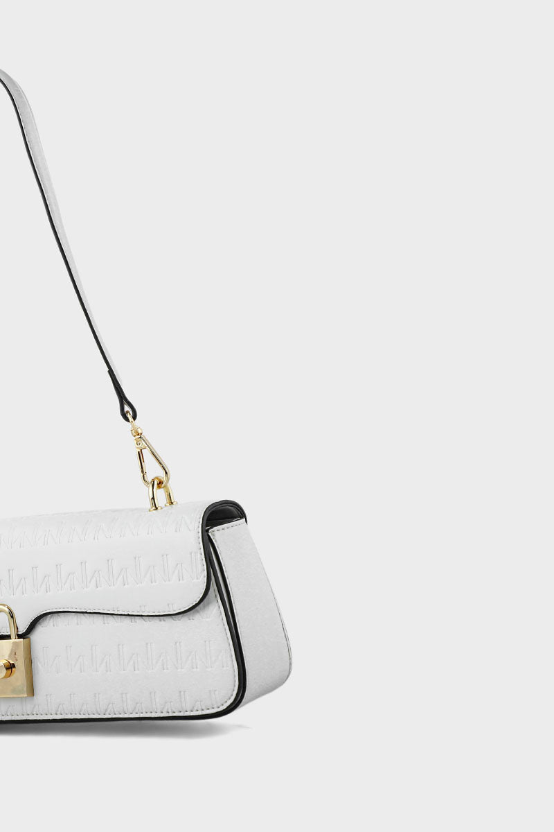 Flap Shoulder Bags BS2051-White