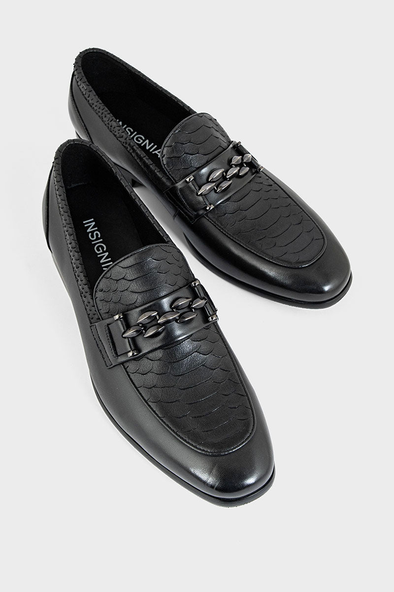 Men Formal Loafers MF7015-Black