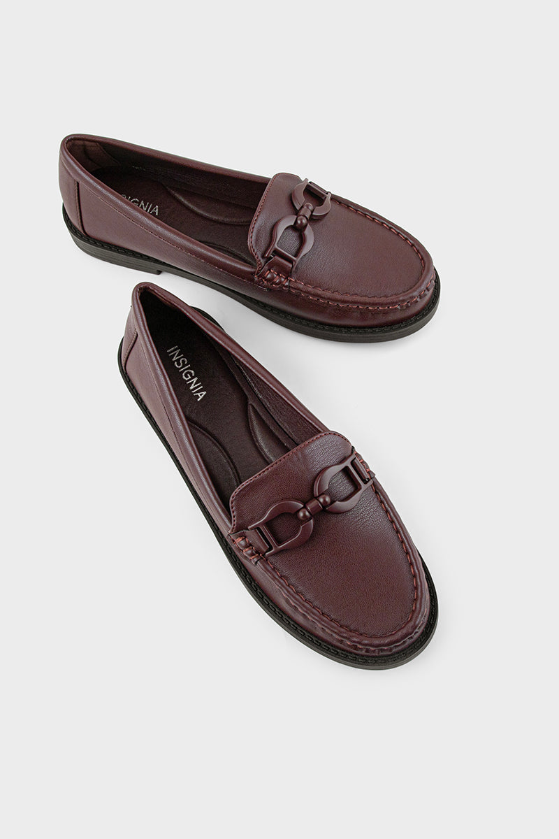 Comfort Moccasin IK7031-Maroon