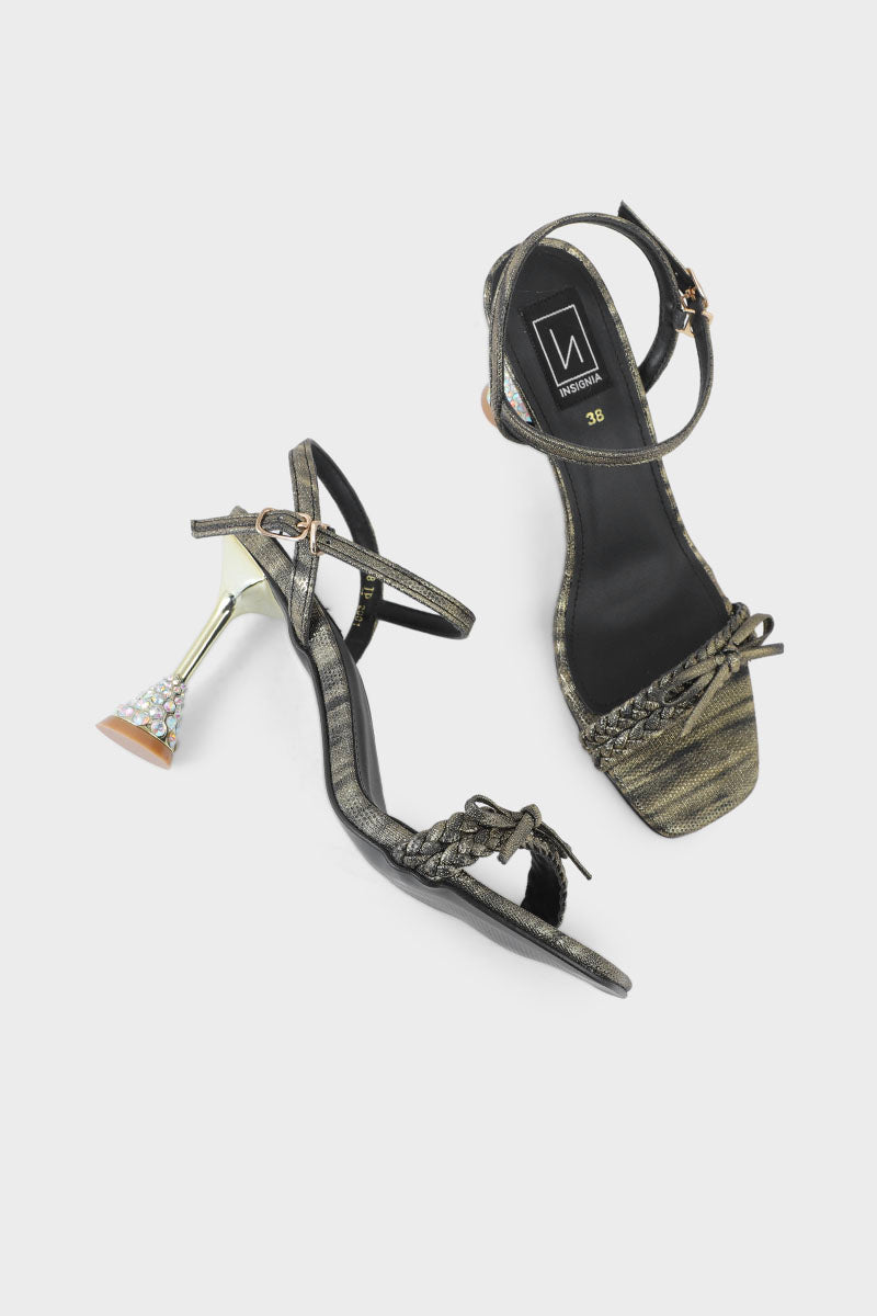 Party Wear Sandal IP2001-Black