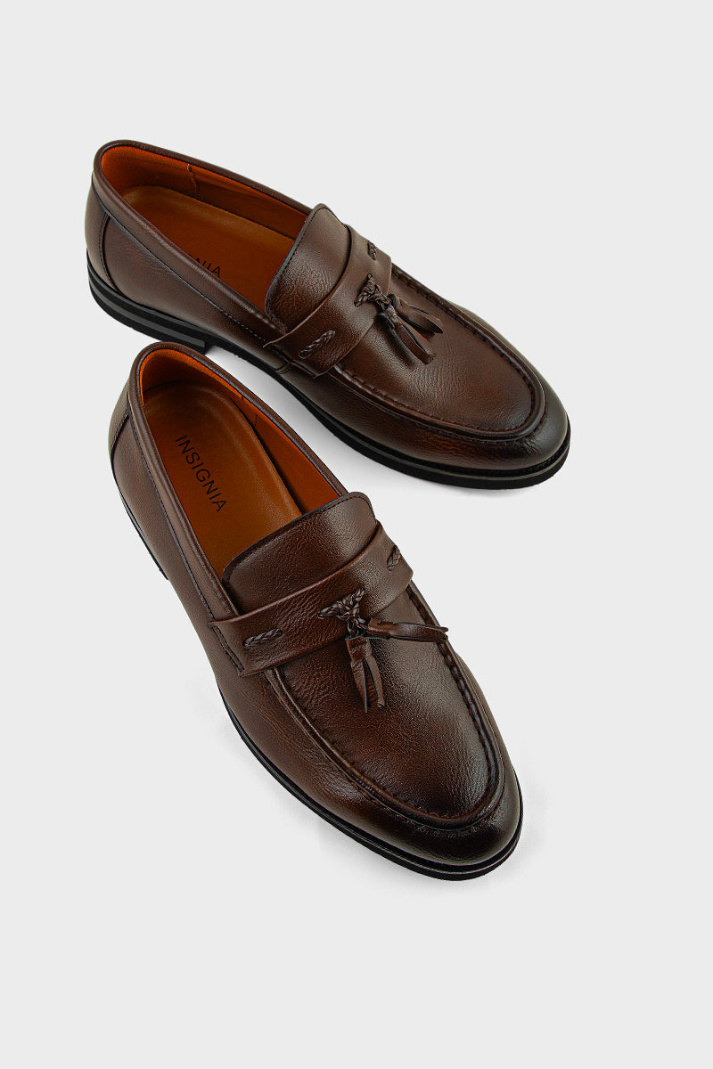 Men Formal Loafers MF7033-Coffee