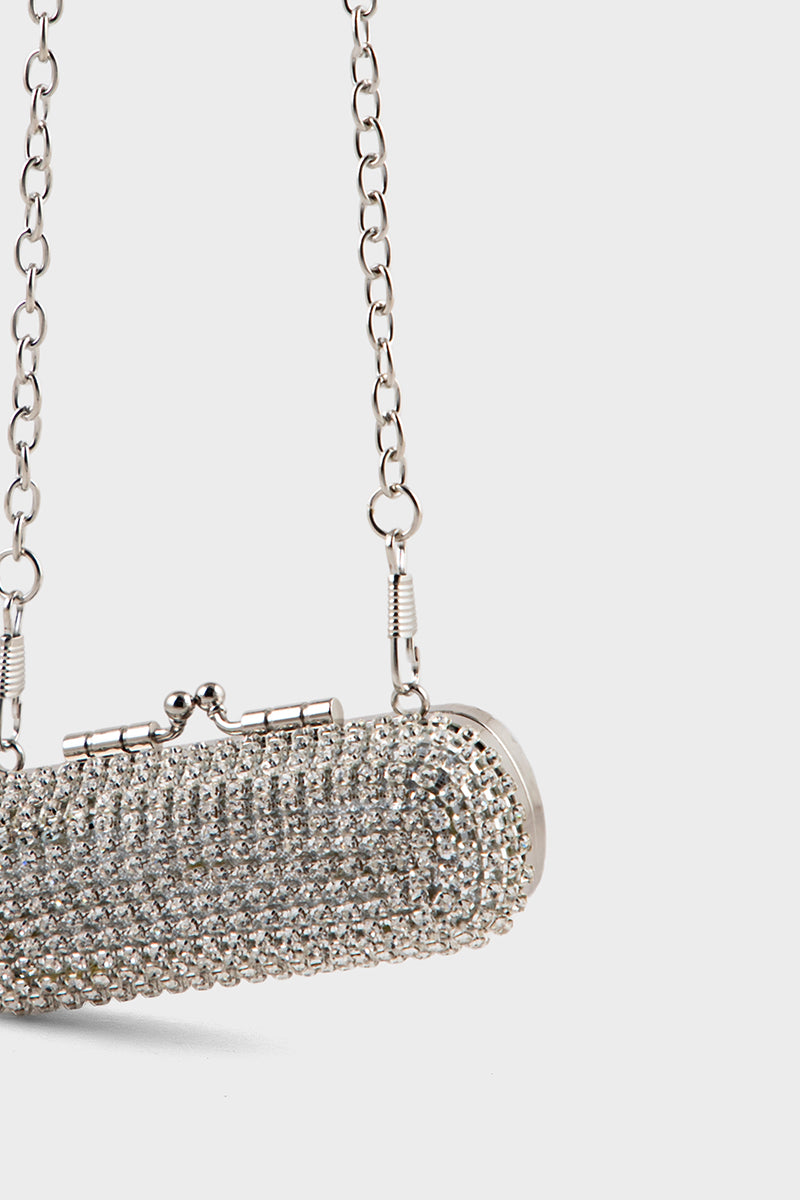 Lipstick Clutch BK4108-Silver