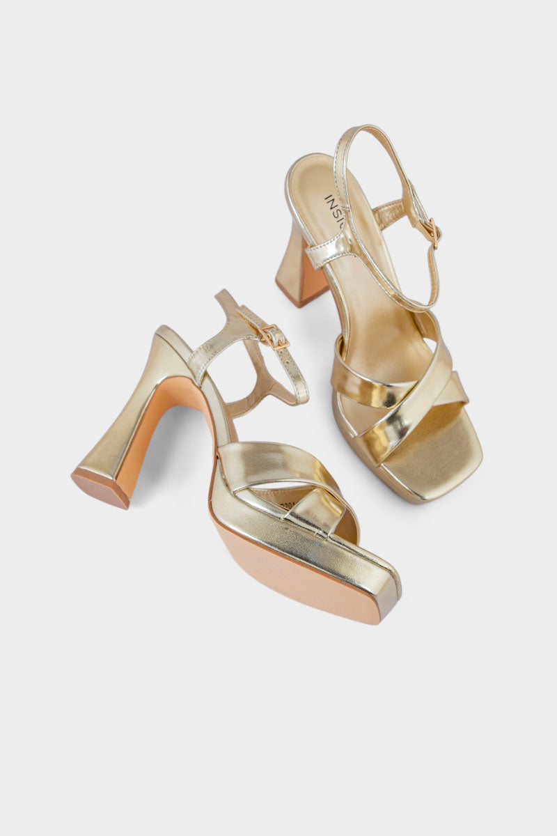 Party Wear Sandal IP2011-Golden