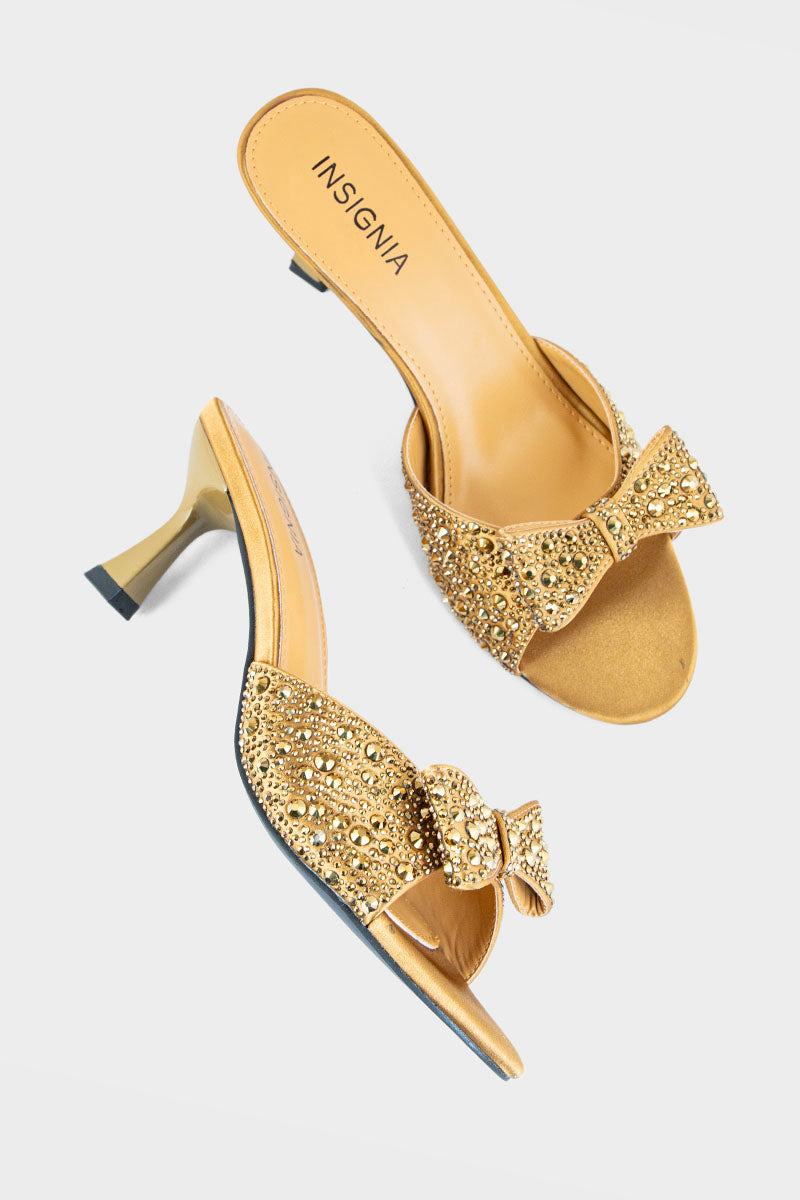 Party Wear Slip On IP0044-Golden