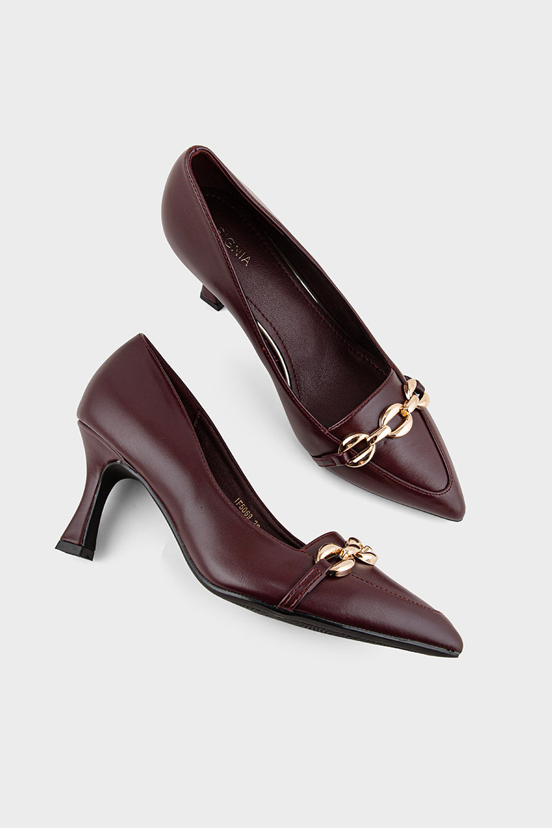 Formal Court Shoes IF5069-Maroon