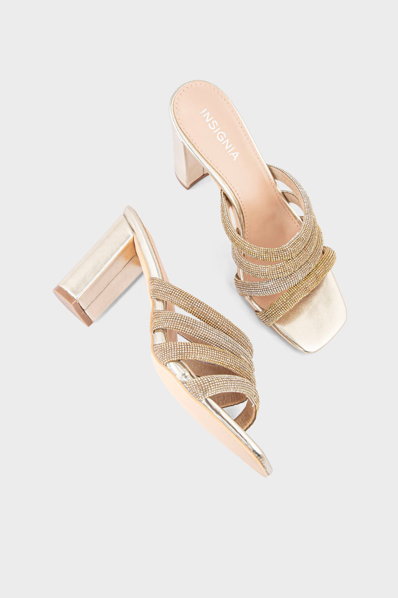 Party Wear Slip On IP0043-Golden