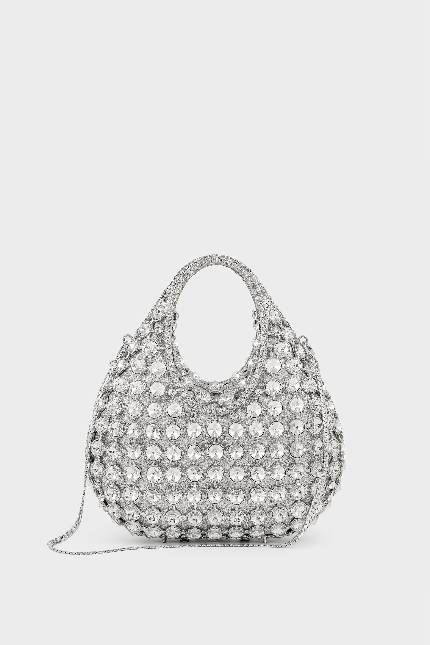 Party Wear Clutch BK4160-Silver