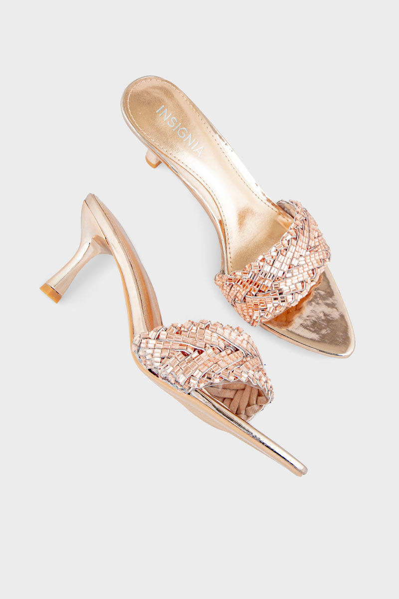 Party Wear Slip On IP0046-Rose Gold
