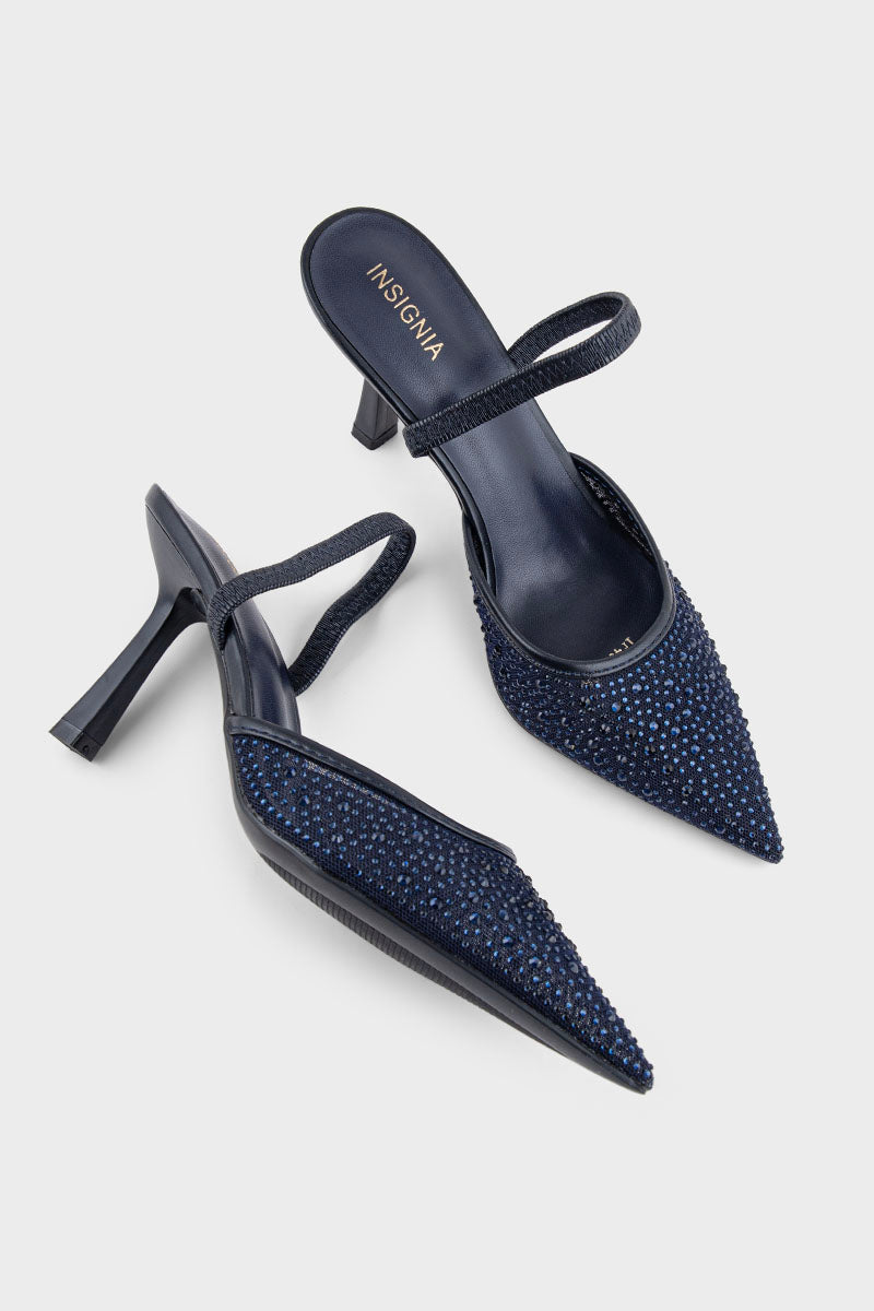 Party Wear Sling Back IP4028-Navy