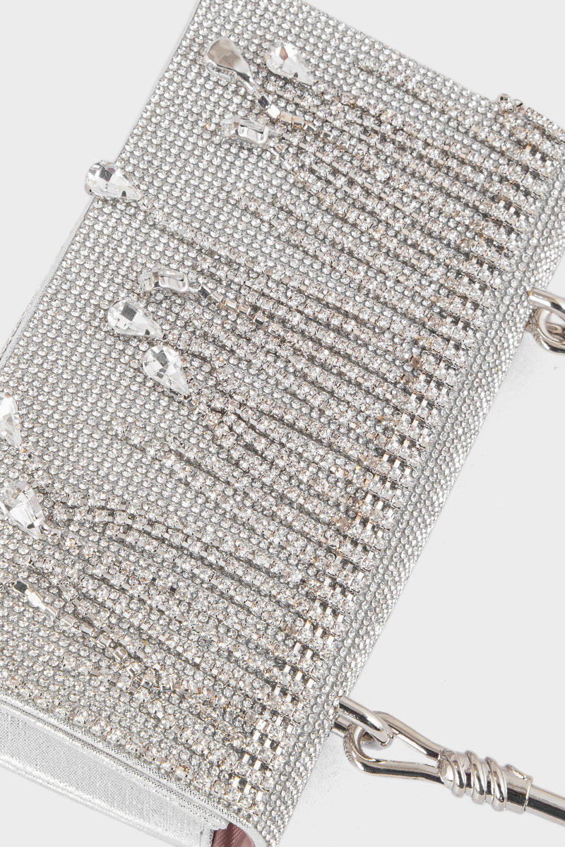 Party Wear Clutch BH0119-Gun Metallic
