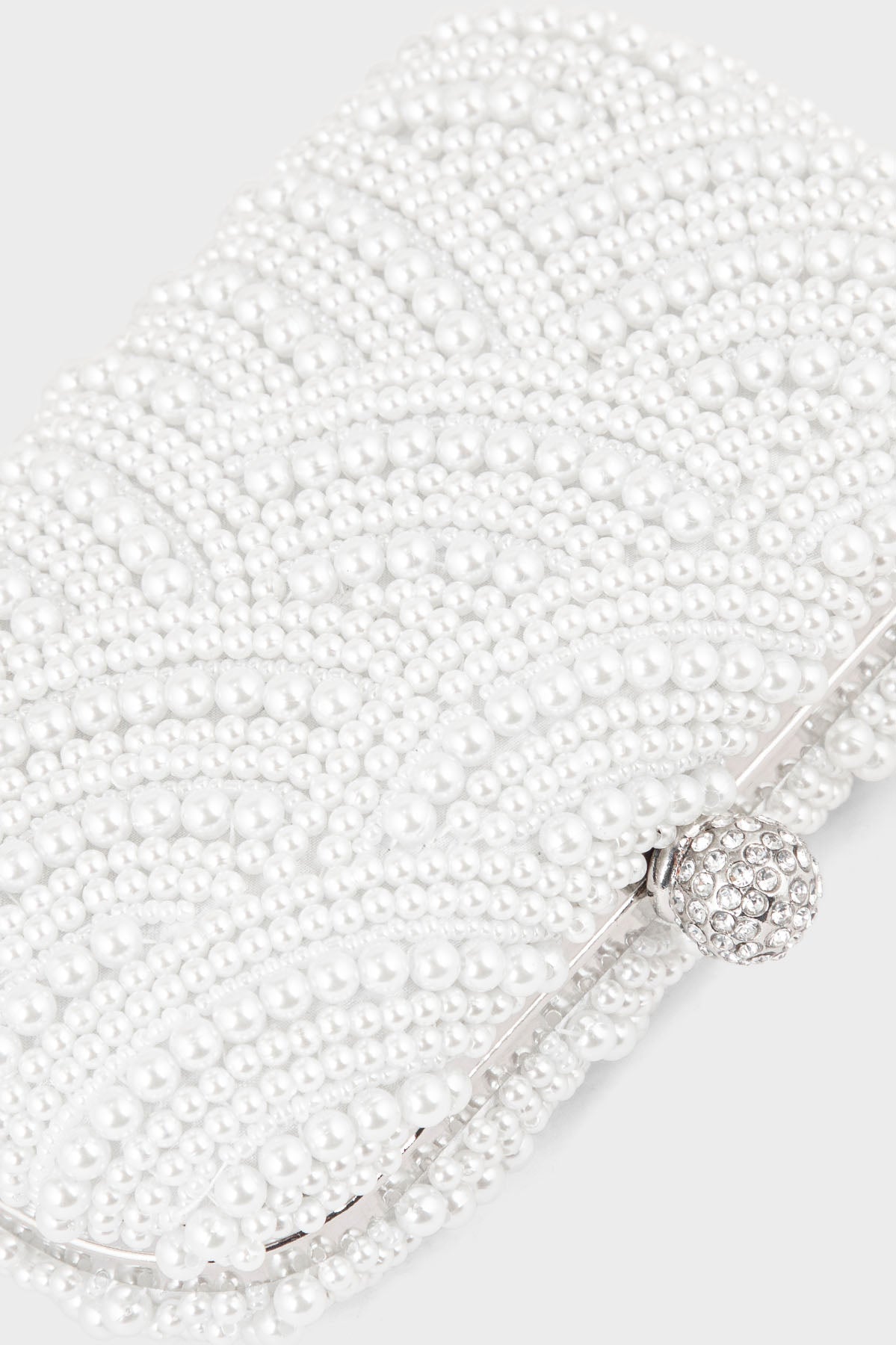 Party Wear Clutch BK4062-White