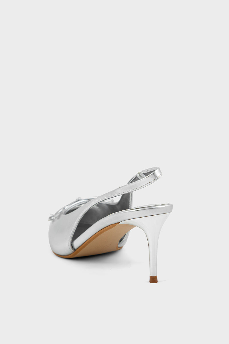 Party Wear Sling Back IP4053-Silver
