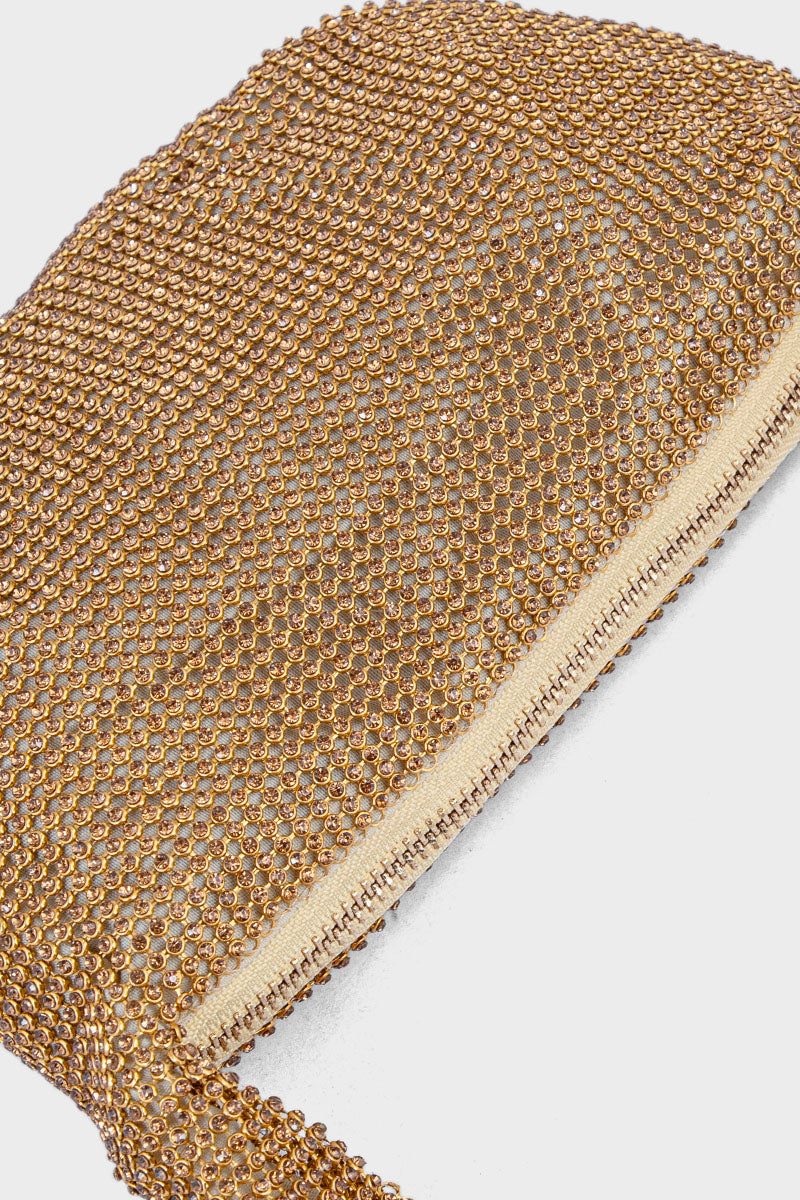 Hobo Hand Bags BH0037-Golden