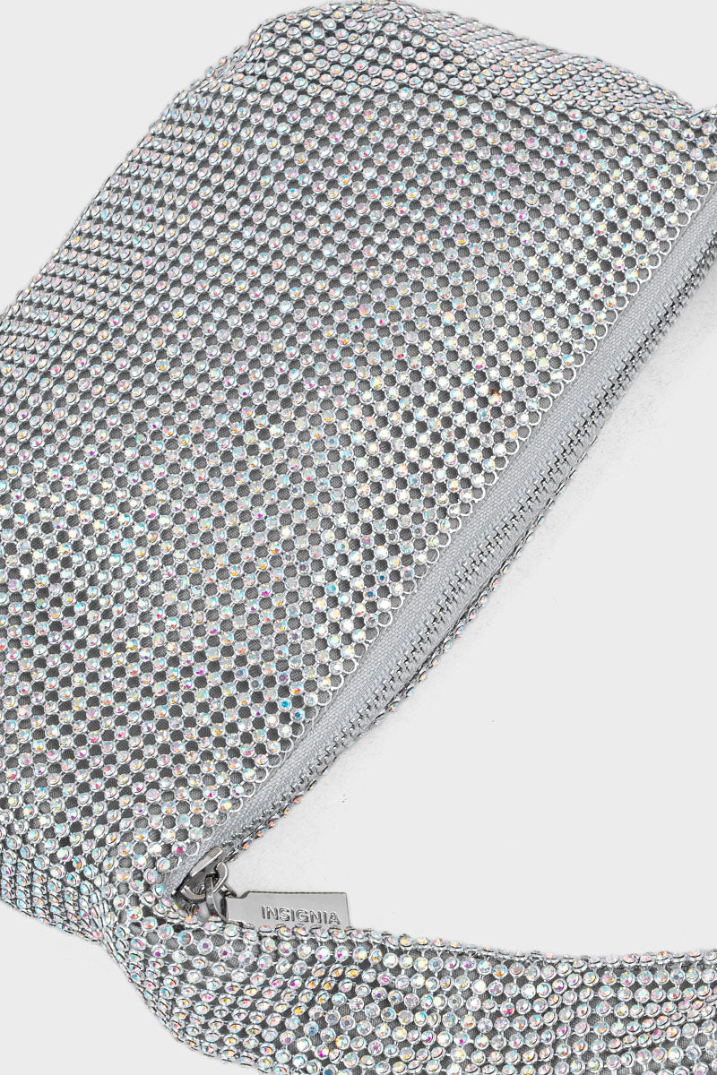 Hobo Hand Bags BH0037-Silver