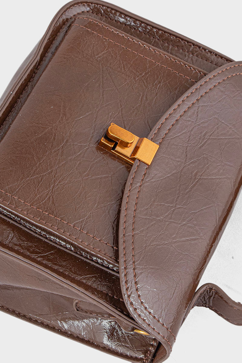 Top Handle Hand Bags BH0103-Brown