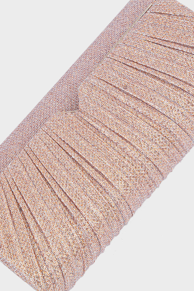 Party Wear Clutch BK4034-Rose Gold