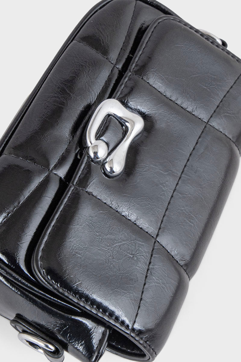 Flap Shoulder Bags BS2115-Black