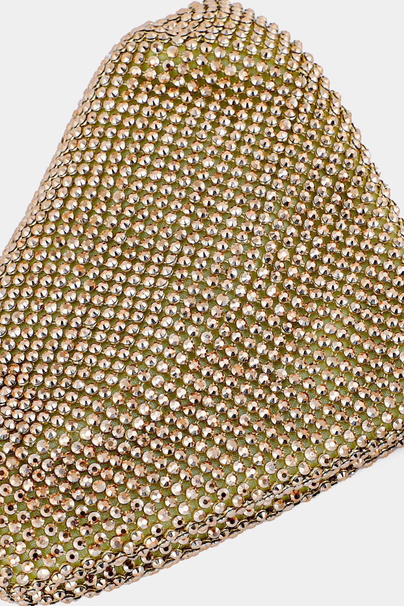 Party Wear Clutch BK4047-Golden