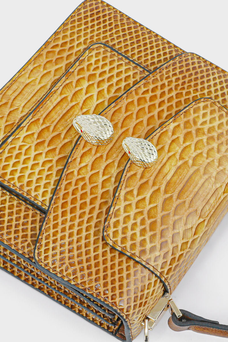 Satchel Shoulder Bags BS2054-Brown