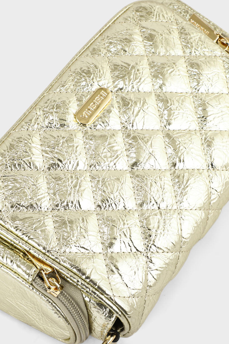 Cross Shoulder Bags BS2052-Golden