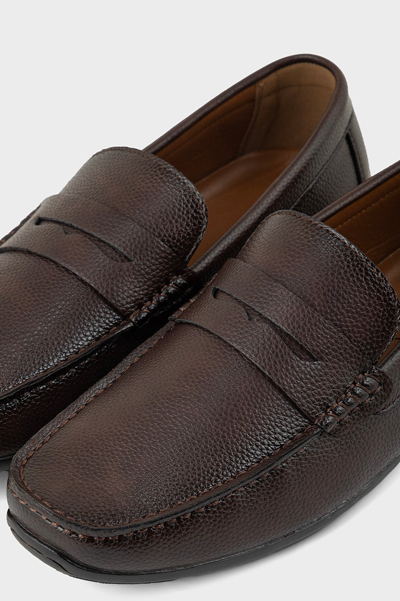Men Casual Moccasin MC4048-Coffee