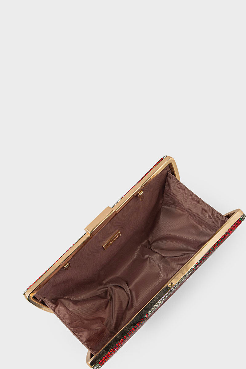 Party Wear Clutch BK4120-Red
