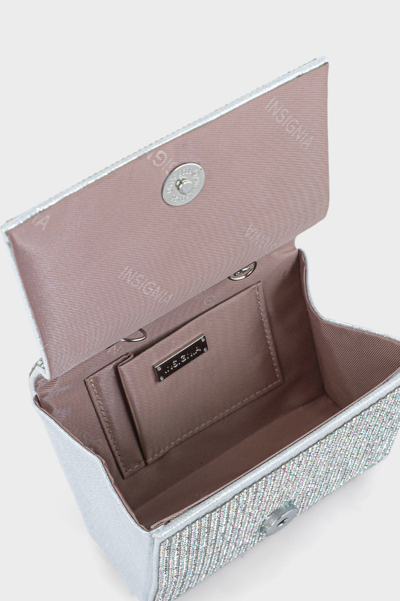 Top Handle Hand Bags BH0044-Silver