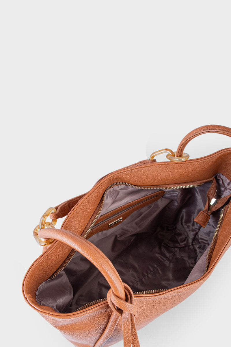 Tote Hand Bags BS2045-Tan