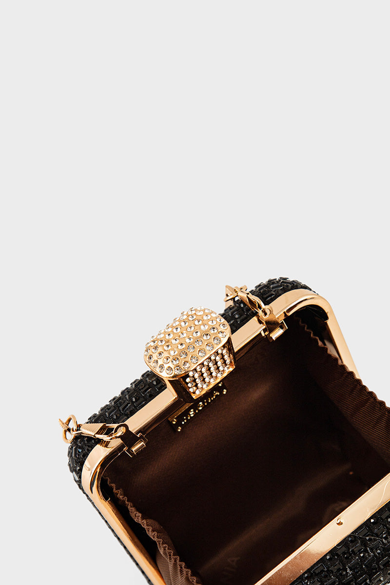 Party Wear Clutch BK4072-Black