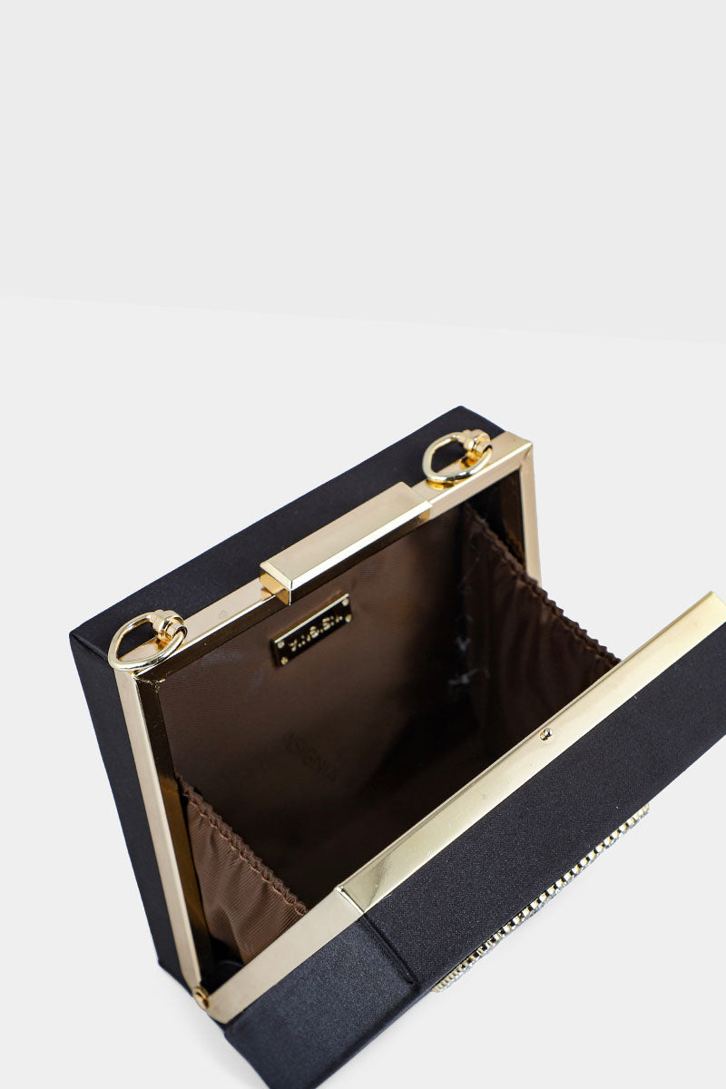 Party Wear Clutch BK4049-Black