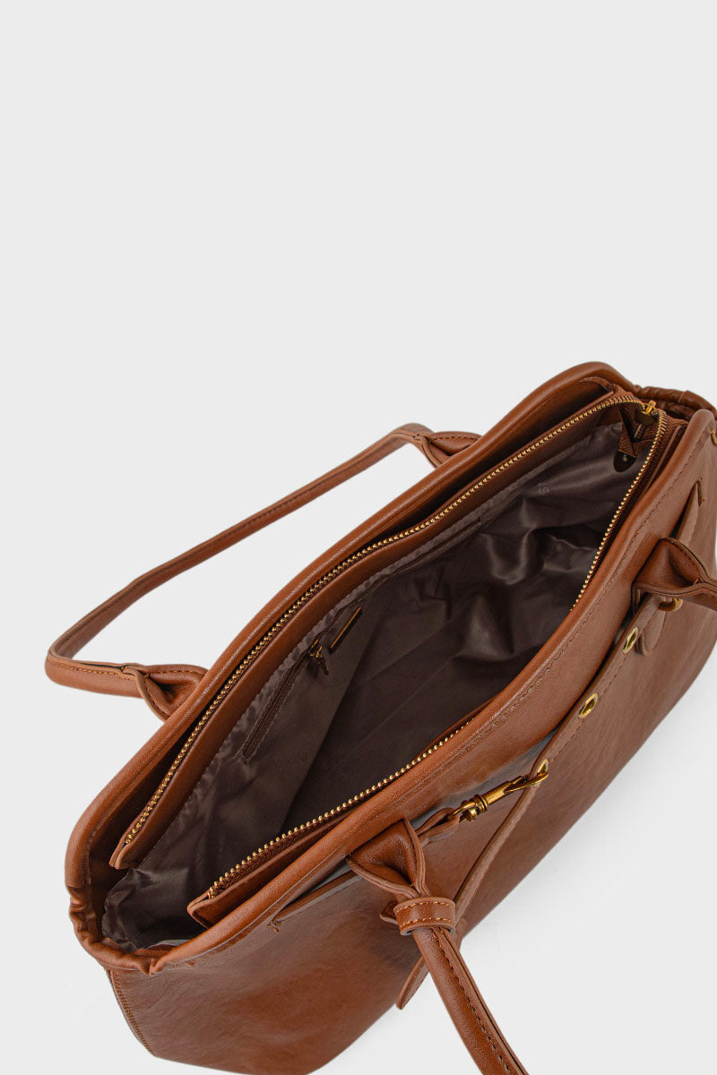 Satchel Shoulder Bags BH0154-Brown