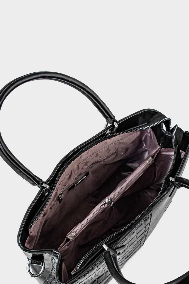 Top Handle Hand Bags BH0068-Black