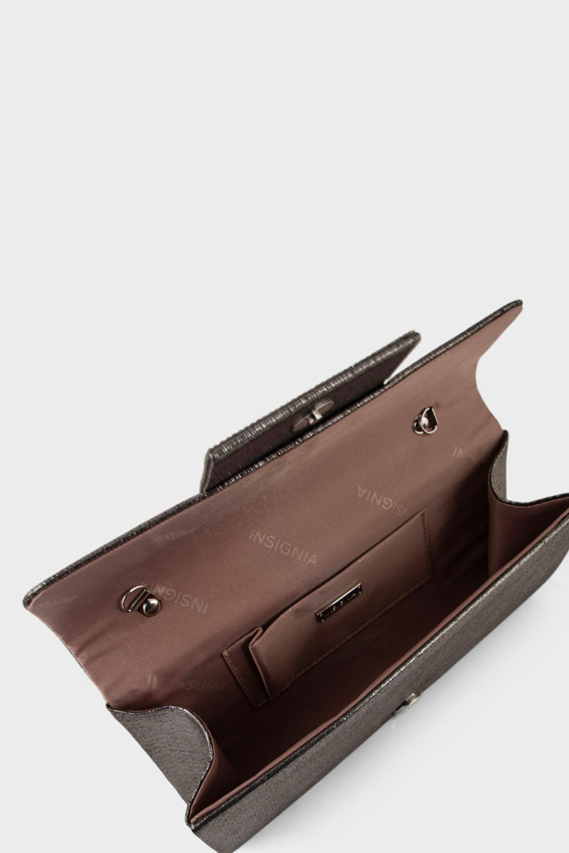 Party Wear Clutch BK4110-Pewter