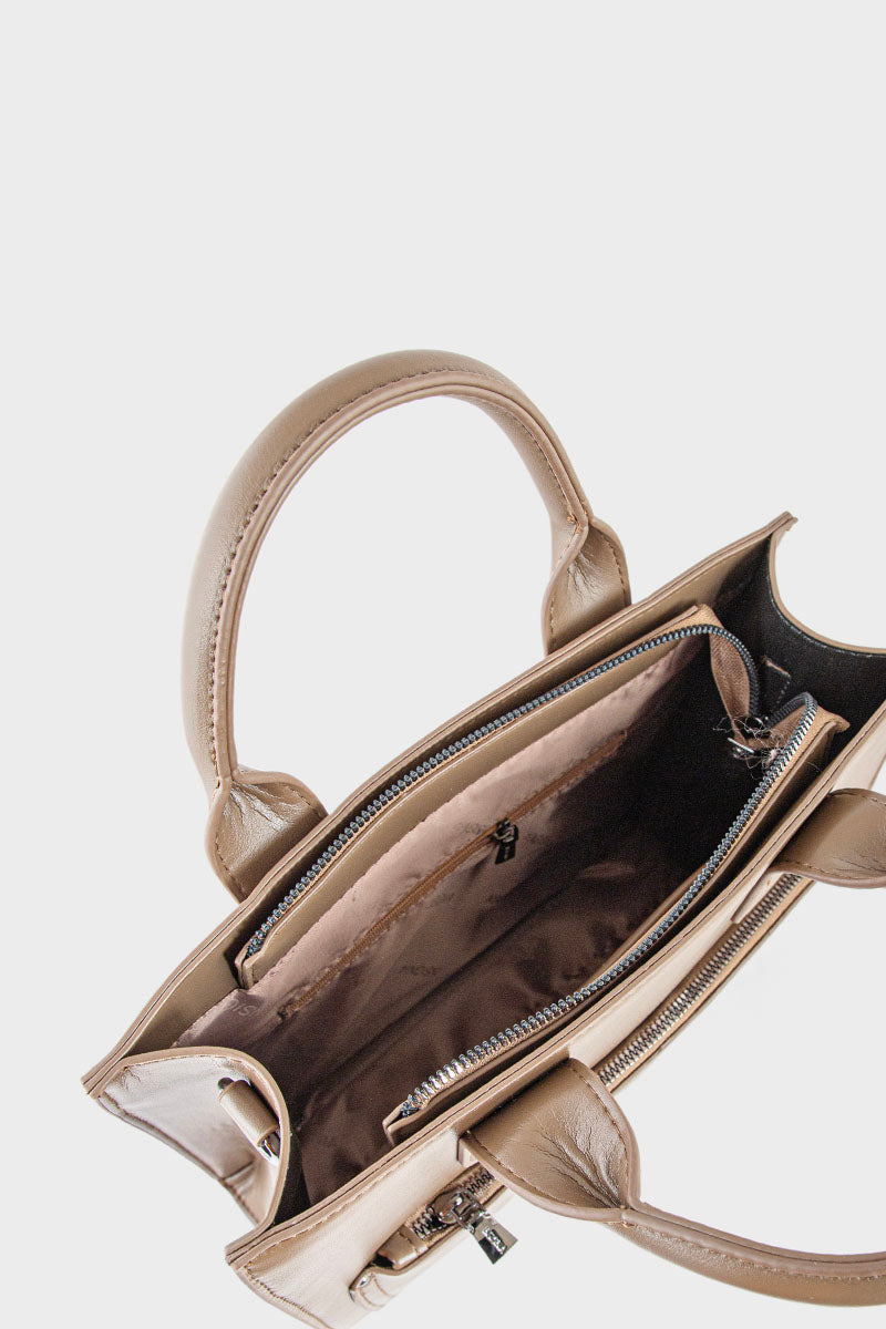 Top Handle Hand Bags BH0078-Brown