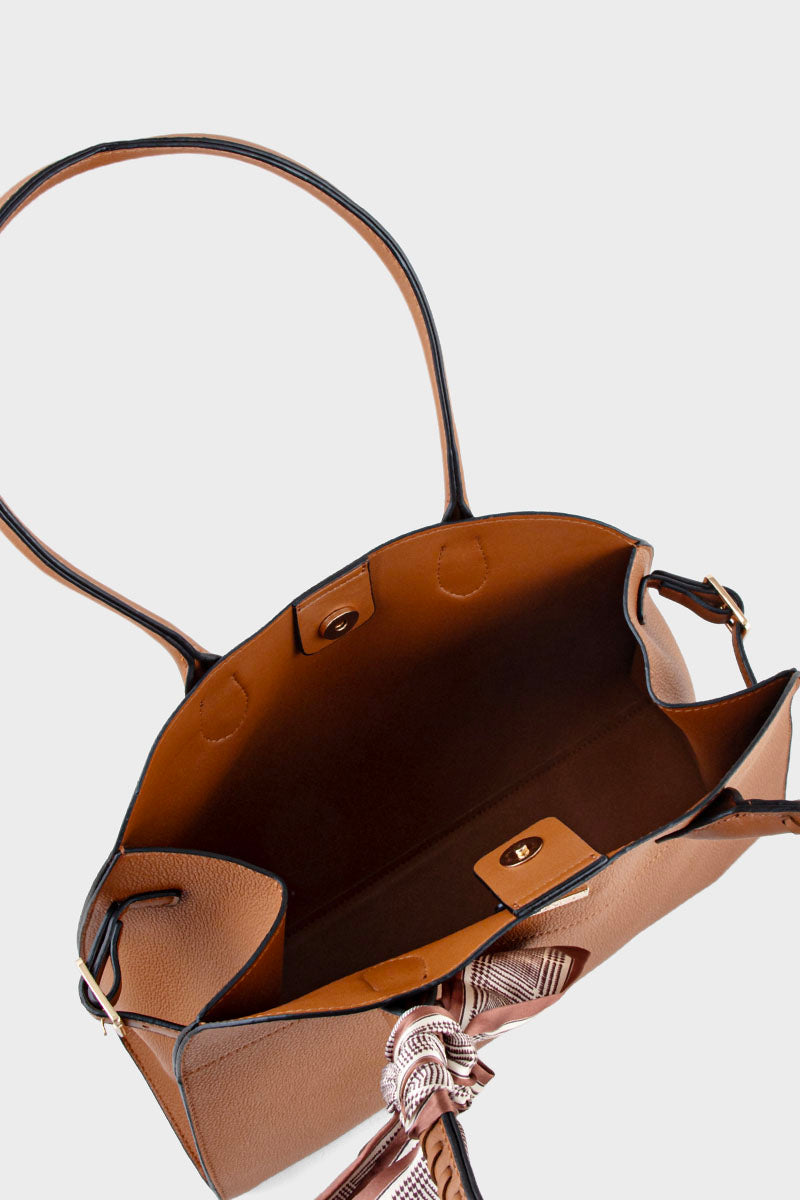 Tote Hand Bags BS2194-Brown