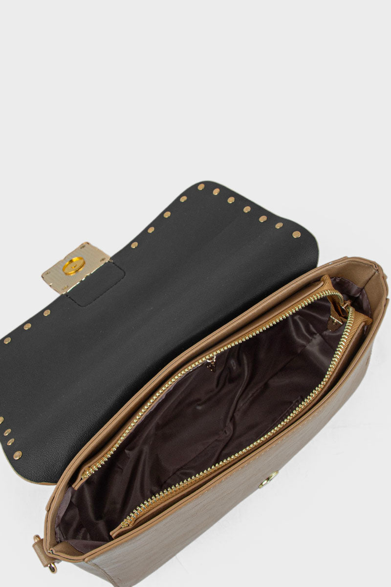 Cross Shoulder Bags BS2157-Beige