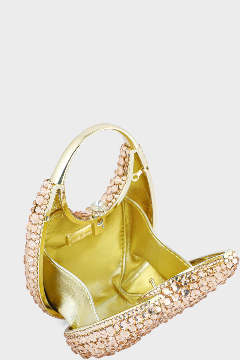 Party Wear Clutch BK4055-Champagne