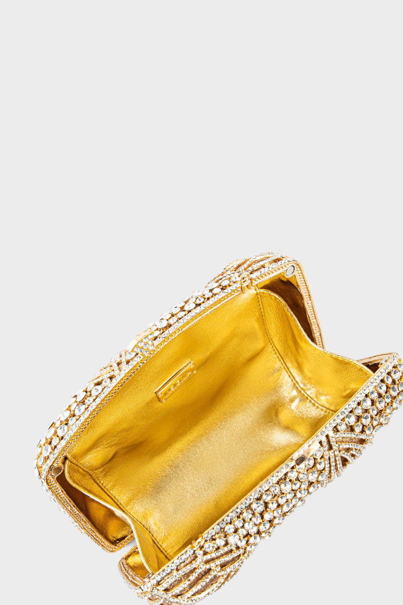 Party Wear Clutch BK4096-Golden