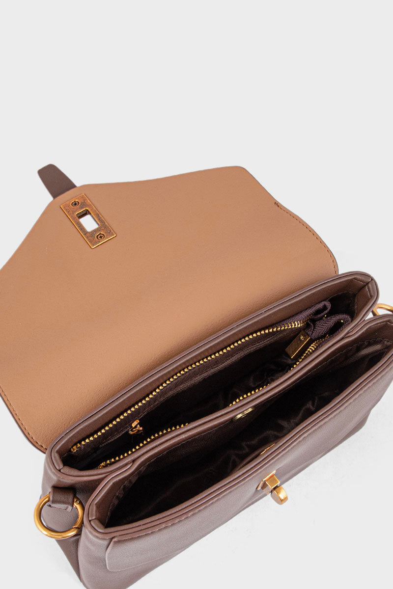 Cross Shoulder Bags BS2125-Brown