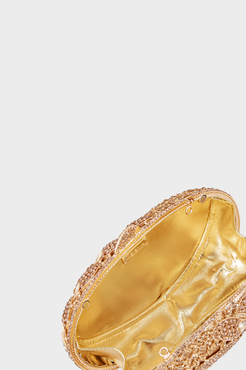 Party Wear Clutch BK4095-Bronze