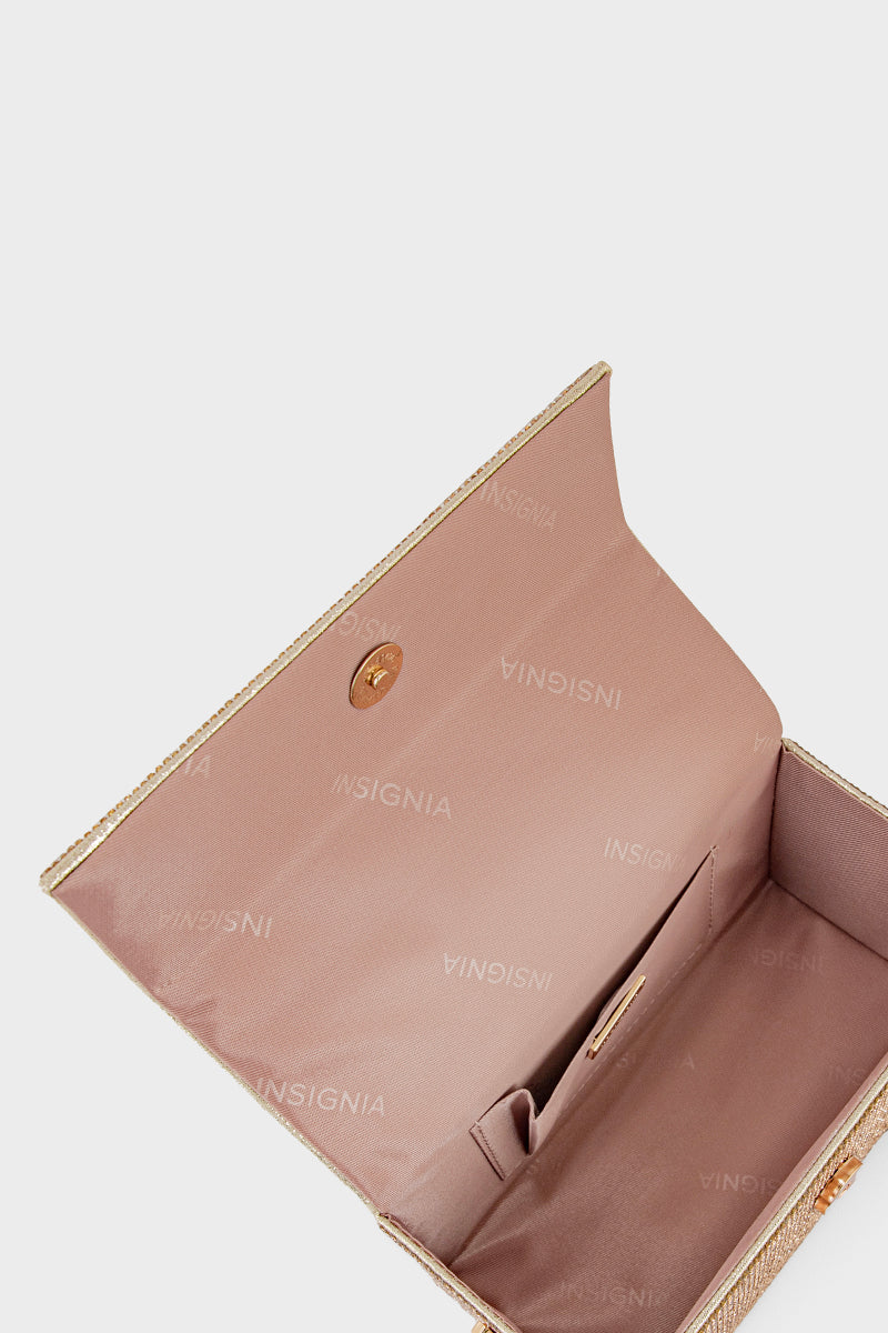 Party Wear Clutch BH0122-Golden