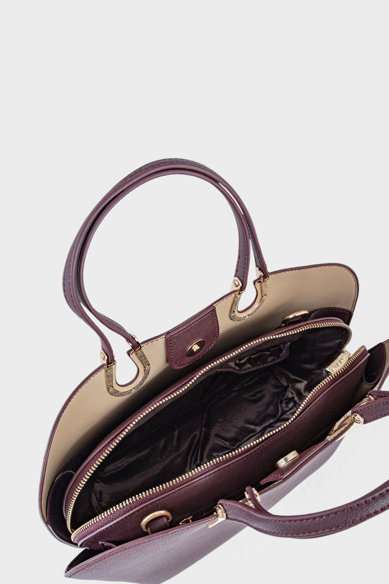 Cross Shoulder Bags BS2042-Maroon