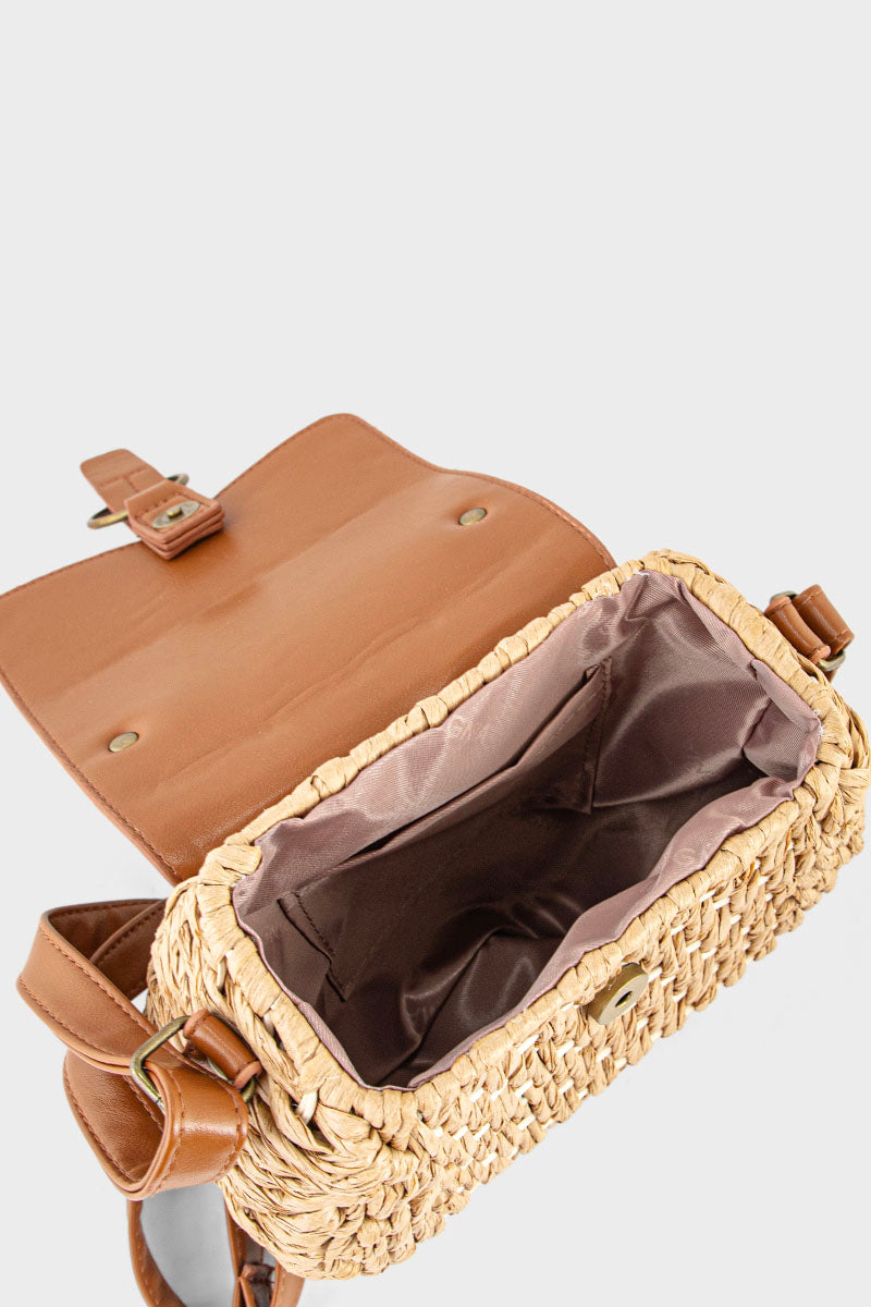 Top Handle Hand Bags BH0080-Tan