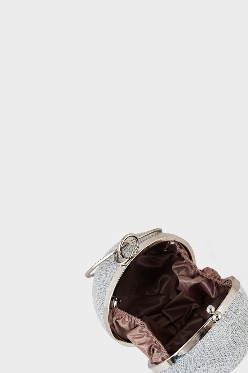 Party Wear Clutch BK4090-Silver