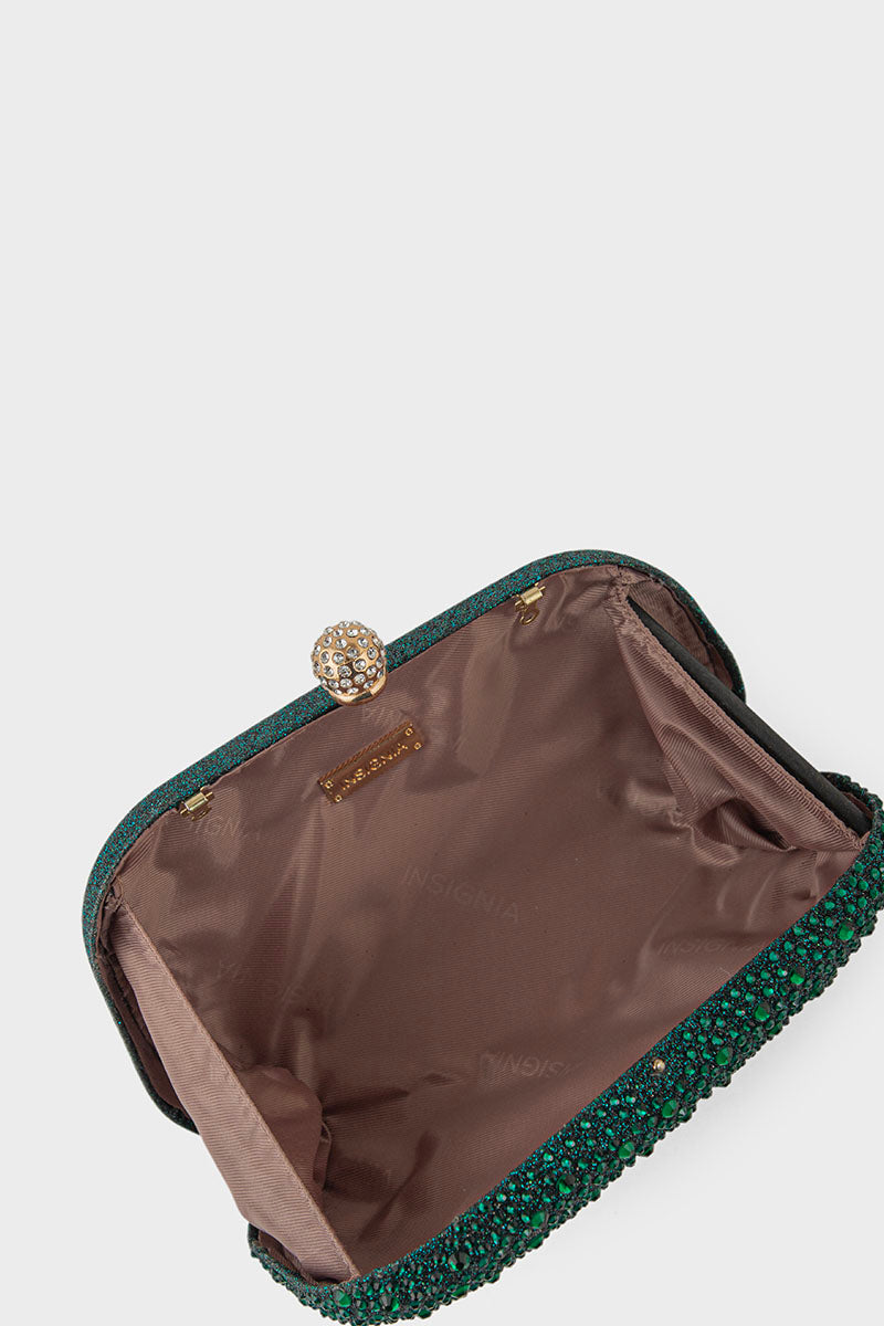 Party Wear Clutch BK4107-Green