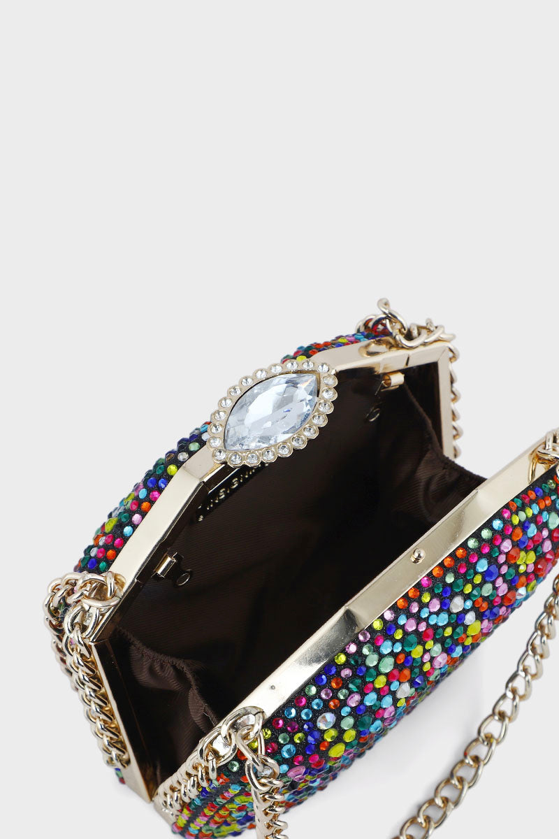 Party Wear Clutch BK4048-Multy